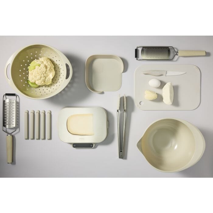 Svna 2-in-1 Precision Electric Scale Cream 24x20x4cm Scales The Cooks Kitchen 