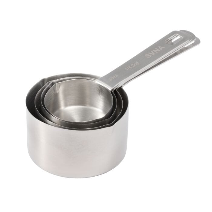Svna Premium Stainless Steel Measuring Cup Set 18x8.2x5.3cm Measuring Cups & Spoons The Cooks Kitchen 