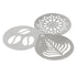 Leaf & Bean Stainless Steel Coffee Stencils 3pcs Set Stainless Steel 9.8x8.4x0.6cm