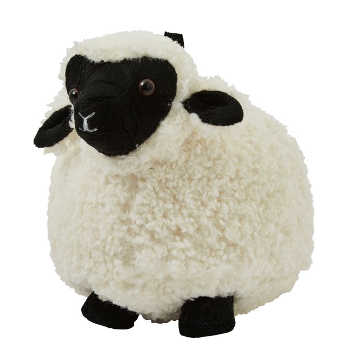 Ulster Weavers Finbar Sheep Shaped Doorstop - 22x18x15cm Cream