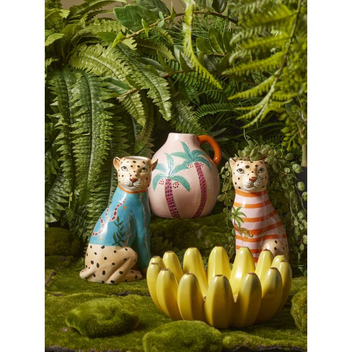 Emporium Pierson Leopard Planter Red Red 13x12x25cm