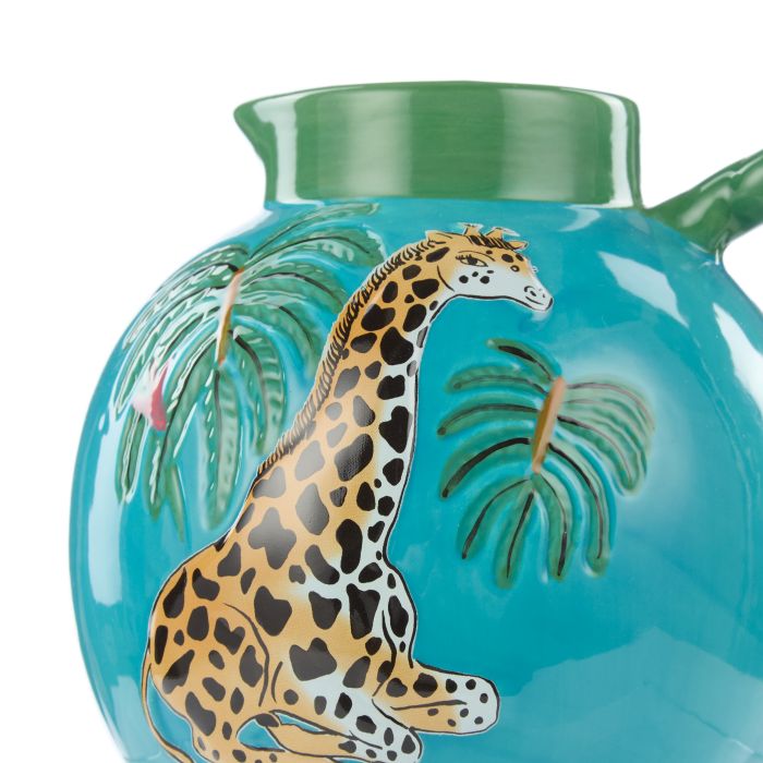 Emporium Fuller Green Giraffe Vase Multi-coloured 18x14.5x15cm