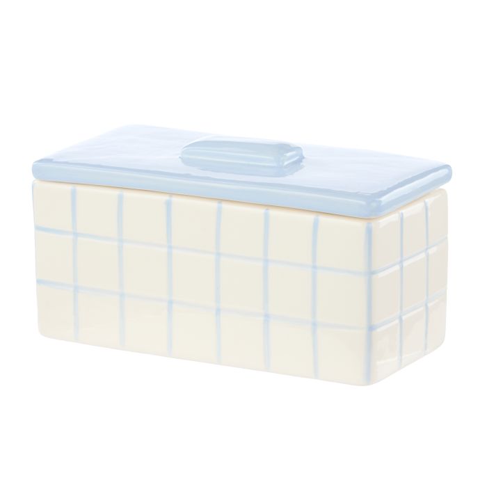 Emporium Lulu Collection Ceramic Box Blue 18.8x9x9.8cm
