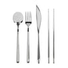 Davis & Waddell Saltara Stainless Steel Picnic Cutlery With Case 4pcs Set Stainless Steel 24.5x5.5x2.7cm