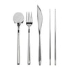 Davis & Waddell Saltara Stainless Steel Picnic Cutlery With Case 4pcs Set Stainless Steel 24.5x5.5x2.7cm