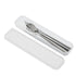 Davis & Waddell Saltara Stainless Steel Picnic Cutlery With Case 4pcs Set Stainless Steel 24.5x5.5x2.7cm