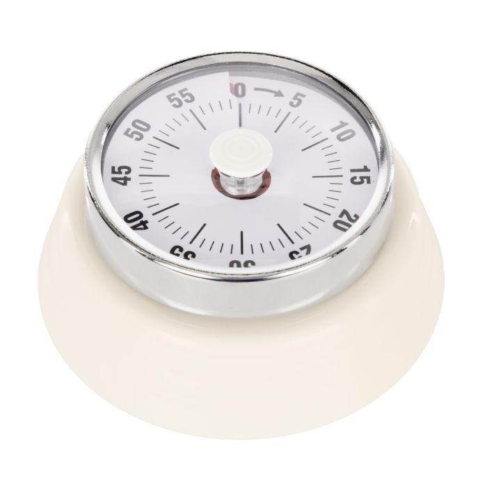 Davis & Waddell Newbury Mechanical Timer And Scale 2pcs Set Cream 21.5x14.9x20.8cm/7.3x7.3x3cm