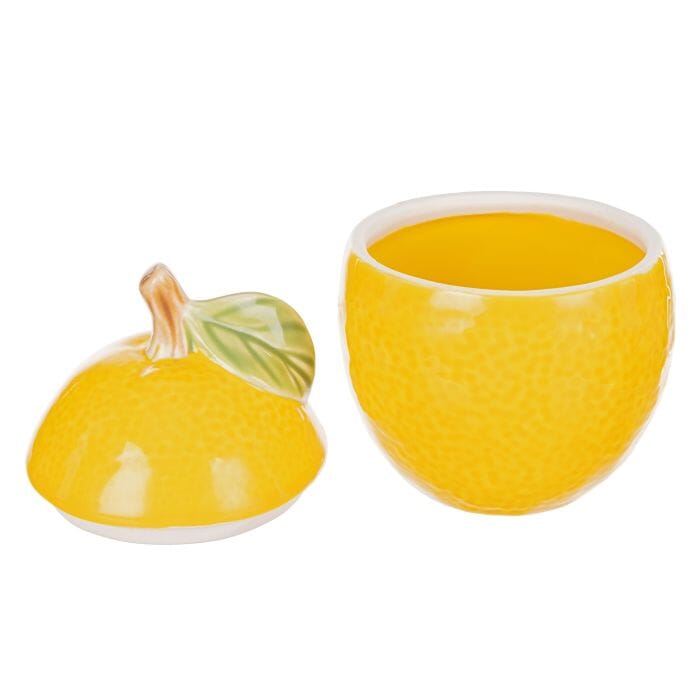Emporium Limoncello Canister Yellow & Green 8.8x8.8x12.5cm Kitchen Cupboard Storage The Cooks Kitchen 