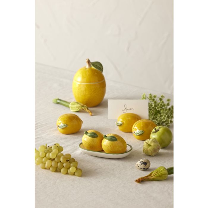 Emporium Limoncello Salt And Pepper Shakers Yellow & Green 13x8.2x6cm