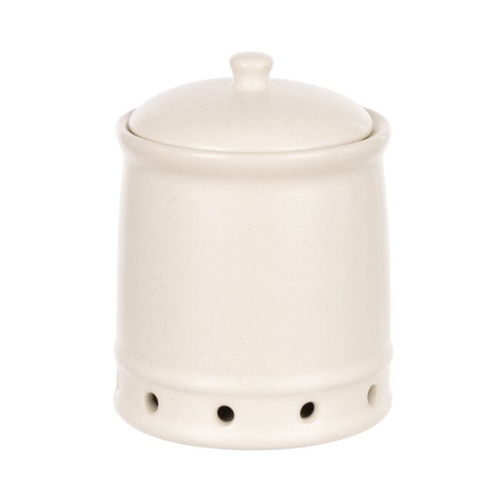 Davis & Waddell Darley Garlic Cellar Cream 10x10x13.5cm Garlic Storage The Cooks Kitchen 