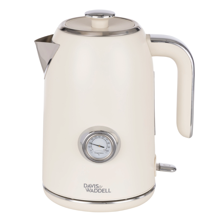 Davis & Waddell Electric Kettle 1.7l Cream