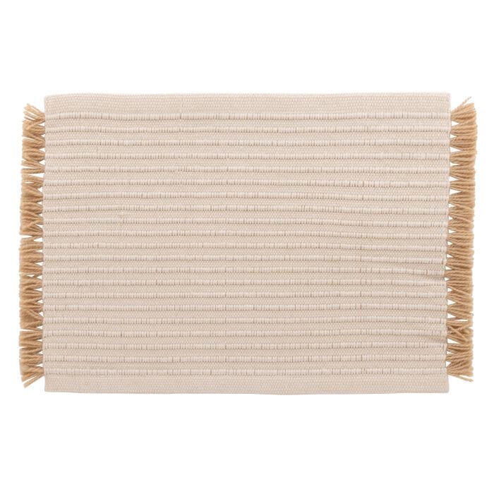 Amalfi Isla Fringe Placemat Natural 48x33x1cm Placemats The Cooks Kitchen 