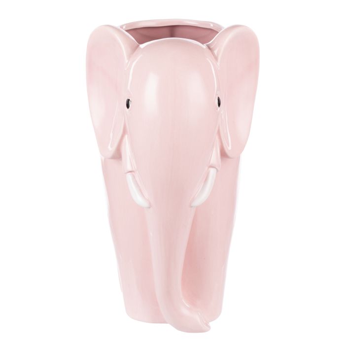 Emporium Brynlee Elephant Vase Tall Pink 21.1x14.5x26.5cm