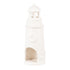 Emporium Landry Tealight Holder Matte White 6.5x6.5x17.7cm