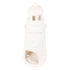 Emporium Landry Tealight Holder Matte White 6.5x6.5x17.7cm