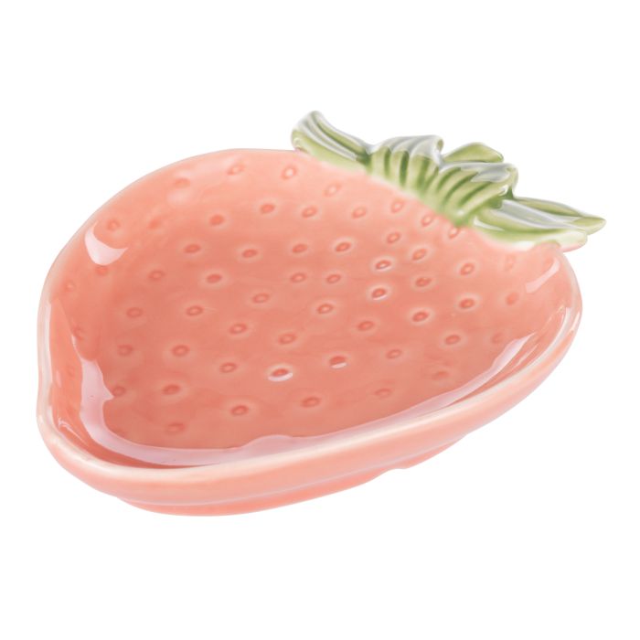 Emporium Anniston Strawberry Plate Pink 18x13x2.5cm