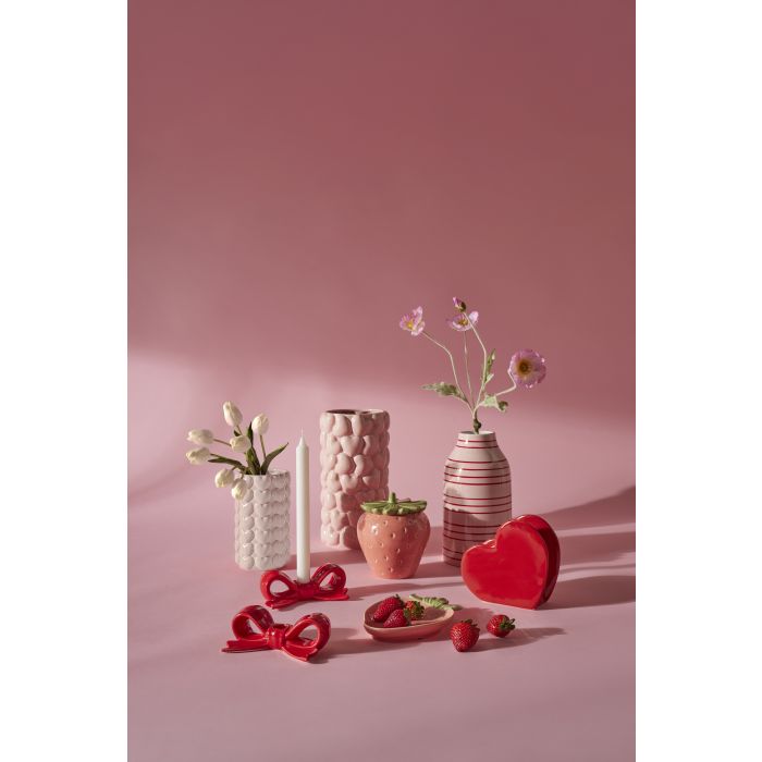 Emporium Anniston Strawberry Plate Pink 18x13x2.5cm