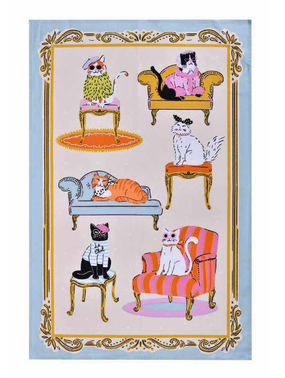 Ulster Weavers Cool Cats Cotton Tea Towel 