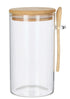 Leaf & Bean Glass Canister With Spoon Natural 800ml