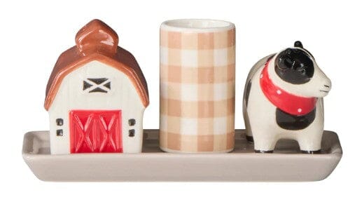 Davis & Waddell Homestead Salt & Pepper Shaker With Toothpick Holder Shakers The Cooks Kitchen 