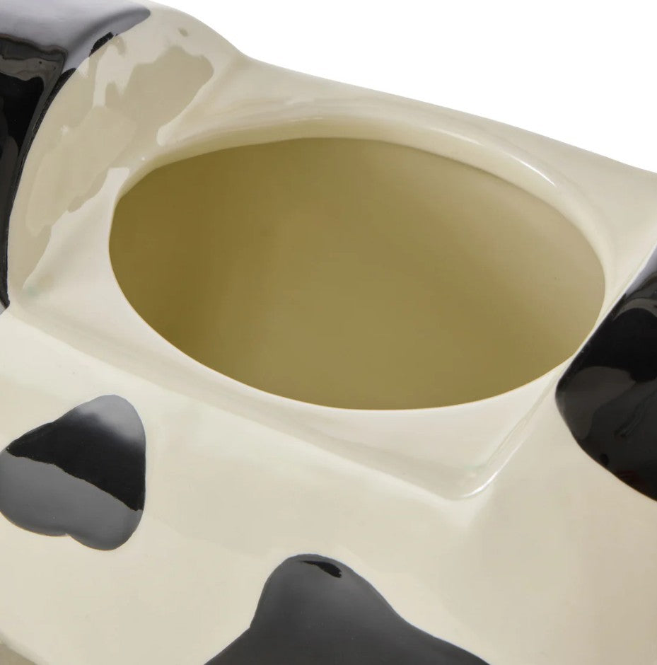 Davis & Waddell Homestead Friesian Storage Jar Black & White