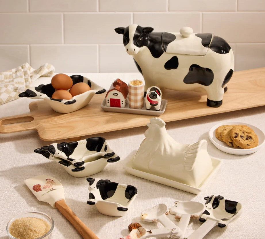 Davis & Waddell Homestead Friesian Storage Jar Black & White