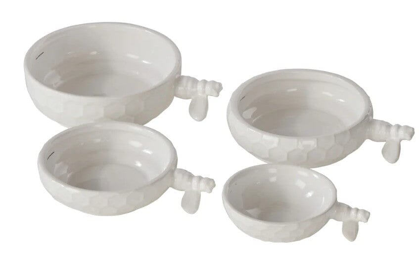 Davis & Waddell Wildflower & Hive Measuring Cups White Measuring Cups & Spoons The Cooks Kitchen 