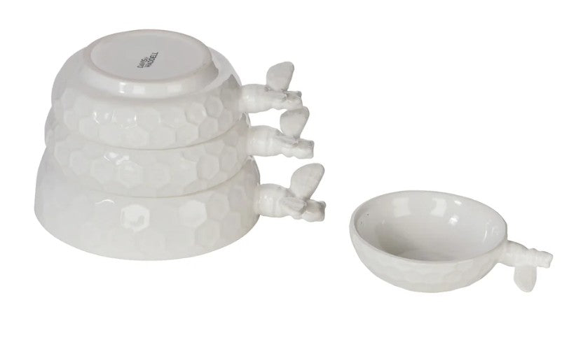 Davis & Waddell Wildflower & Hive Measuring Cups White