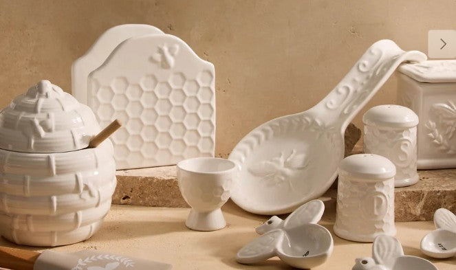 Davis & Waddell Wildflower & Hive Napkin Holder White