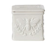 Davis & Waddell Wildflower & Hive Salt Cellar White 9.4x7.7x9.4cm