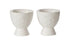 Davis & Waddell Wildflower & Hive Egg Cups 2pcs Set White Egg Cups The Cooks Kitchen 