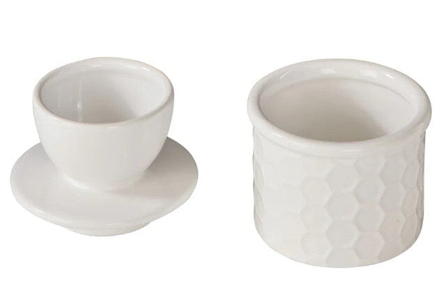 Davis & Waddell Wildflower & Hive Butter Bell White Bread & Butter Storage The Cooks Kitchen 