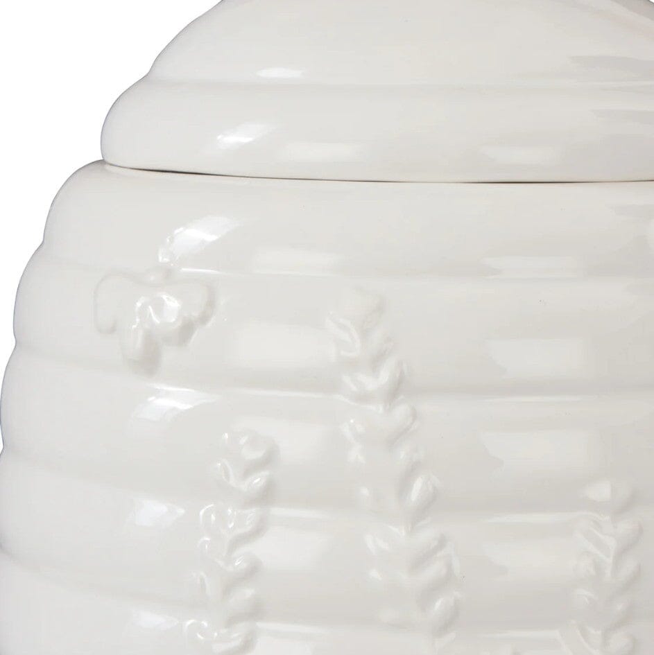 Davis & Waddell Wildflower & Hive Storage Jar White General Storage The Cooks Kitchen 