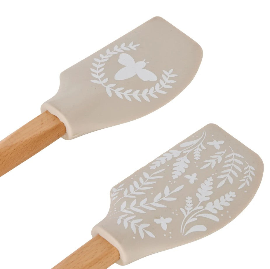 Davis & Waddell Wildflower & Hive Beechwood Spatula Natural