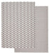 Davis & Waddell Heritage Check Cotton Tea Towel 2pcs Set - Grey