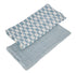 Davis & Waddell Heritage Check Cotton Teatowels 2pc Set - Blue
