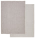 Davis & Waddell Heritage Stripe Cotton Tea Towel 2pc Set Grey