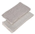 Davis & Waddell Heritage Stripe Cotton Tea Towel 2pc Set Grey Tea Towels The Cooks Kitchen 