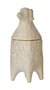 Amalfi Ari Dog Jar Off White Reactive