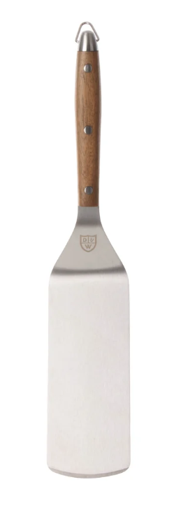 Davis & Waddell Ryder Flex Spatula Chrome And Acacia