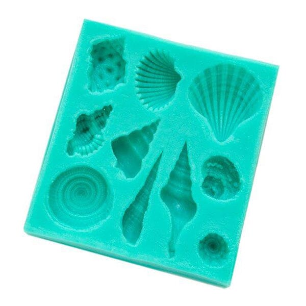 Sugar Crafty Silcone Mold - Sea Shells Silicone Moulds The Cooks Kitchen 