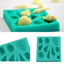 Sugar Crafty Silcone Mold - Sea Shells Silicone Moulds The Cooks Kitchen 