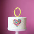 Cake & Candle Cake Topper (7cm) #0 Number Toppers The Cooks Kitchen 