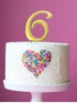 Sugar Crafty - Gold Cake Topper Number 6 Number Toppers The Cooks Kitchen 