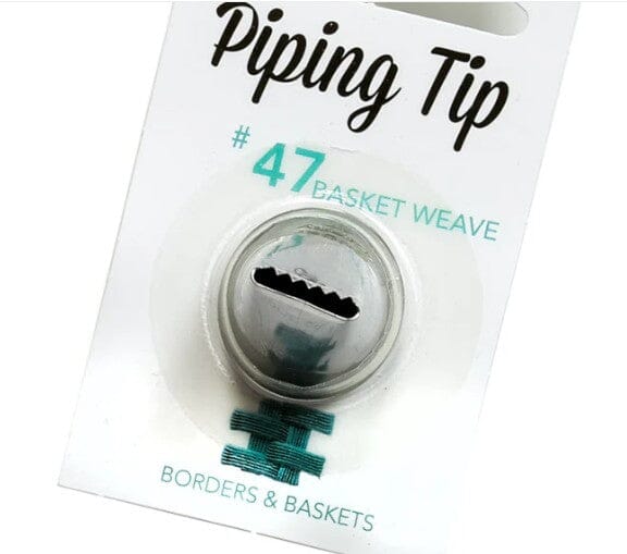 Suagr Crafty Piping Tip #47 Basket Weave Piping Tips The Cooks Kitchen 