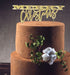Suagr Craft Gold Plated Cake Topper - Merry Christmas