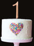 Sugar Crafty Rose Gold Cake Topper - Number 1 Number Toppers The Cooks Kitchen 