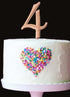 Sugar Crafty - Rose Gold Cake Topper Number 4 Number Toppers The Cooks Kitchen 