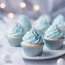 Papyrus & Co Foil Baking Cups - Pastel Blue 50mm Boards & Boxes & Packaging The Cooks Kitchen Mandurah 
