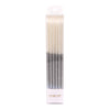 Cake & Candle 15cm Glitter Candle - Silver